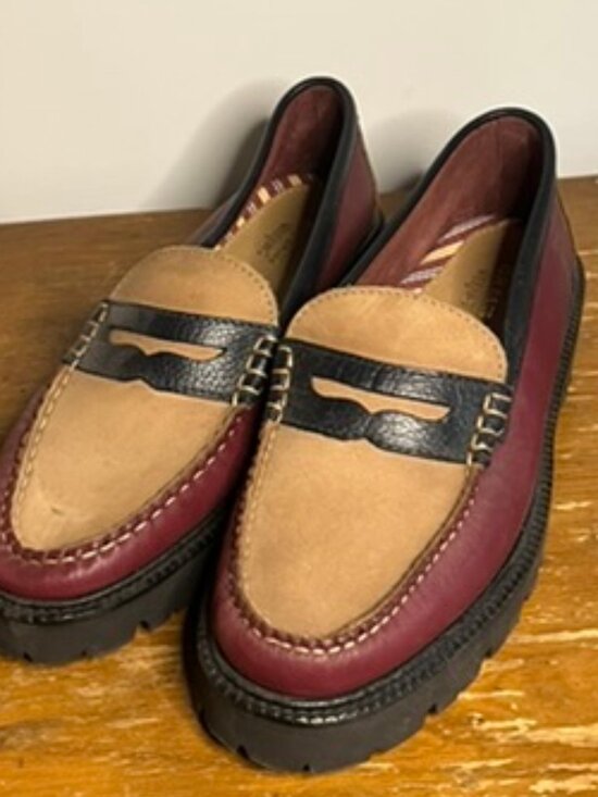 G.H. Bass & Co. Shoes - Bass Weejuns "Whitney" Multicolour Chunky Loafer - Women's 9